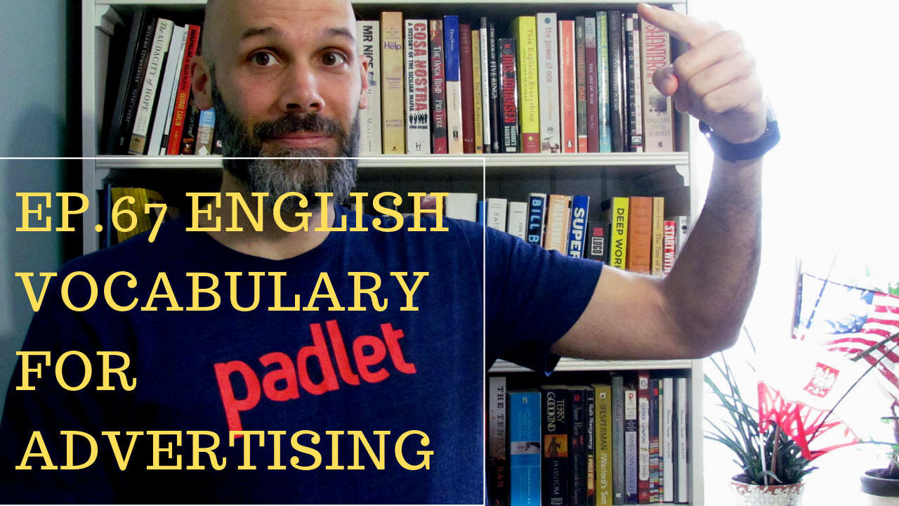 English vocabulary for advertising and types fo ads