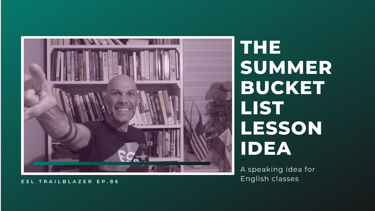 Summer bucket list lesson idea