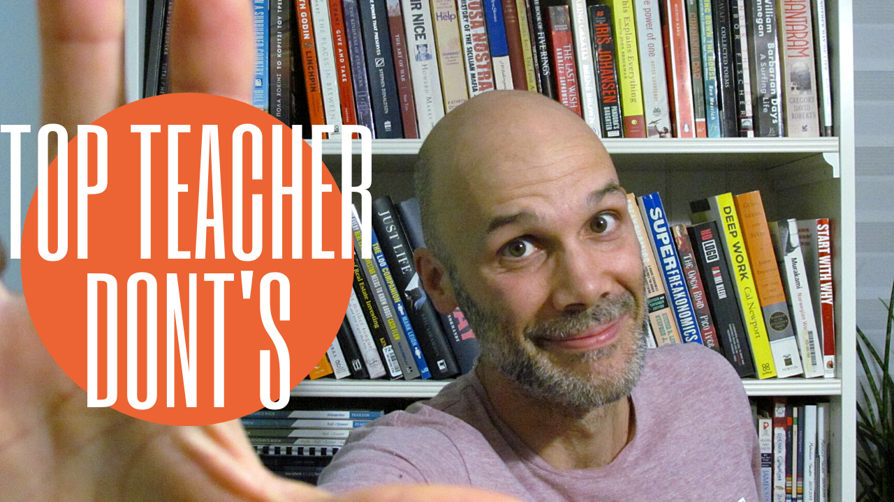 adivce for ESL teachers and thigns they should avoid